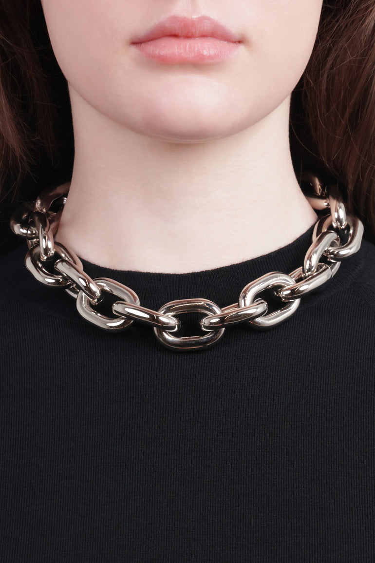 RABANNE JEWELLERY SILVER XL Chain Link Choker | Silver