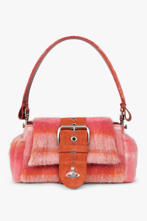 Hazel Tartan Treasure Handbag | Fraser Pink