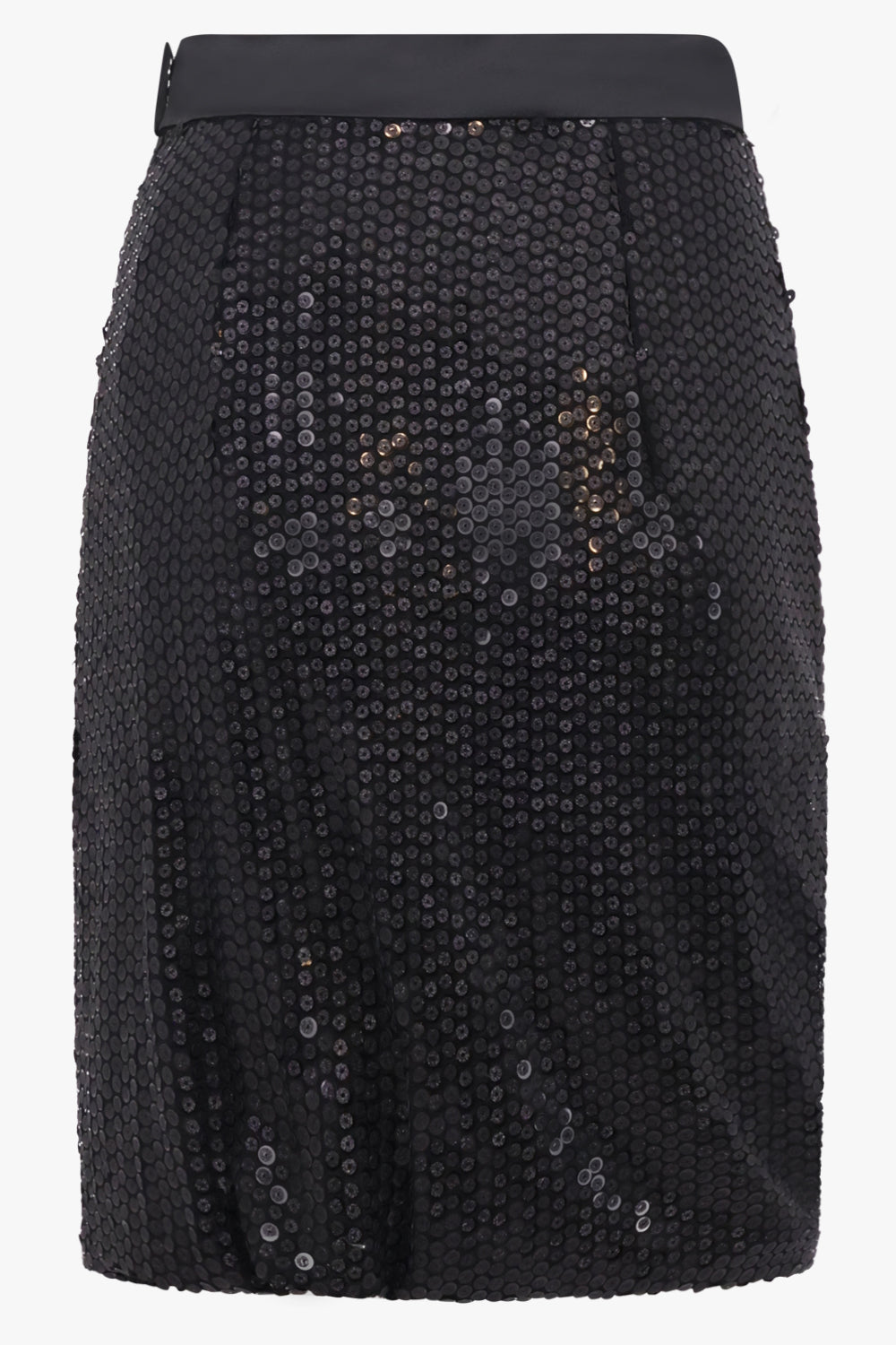VIVIENNE WESTWOOD RTW Mesh X Sequin Mini Side Panther Skirt | Black