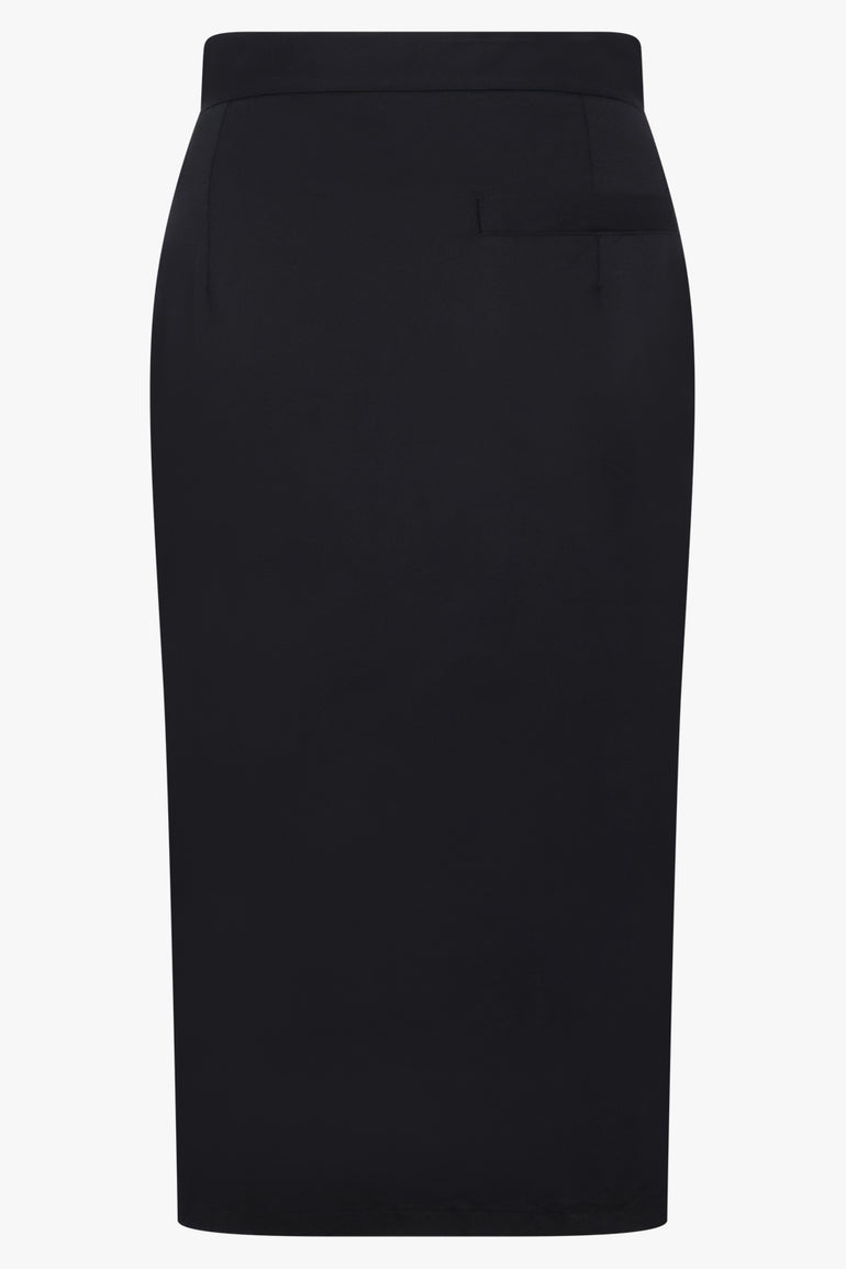 VIVIENNE WESTWOOD RTW Trouser Detail Midi Skirt | Black