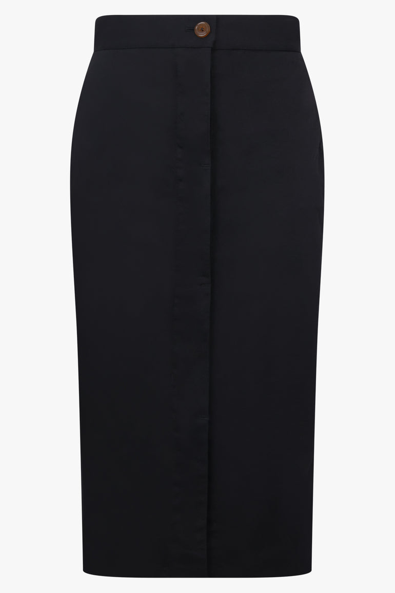 VIVIENNE WESTWOOD RTW Trouser Detail Midi Skirt | Black