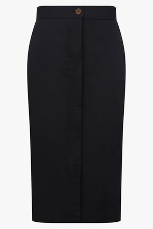 VIVIENNE WESTWOOD RTW Trouser Detail Midi Skirt | Black