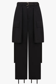 SACAI RTW Suit Double Layer Pant | Black