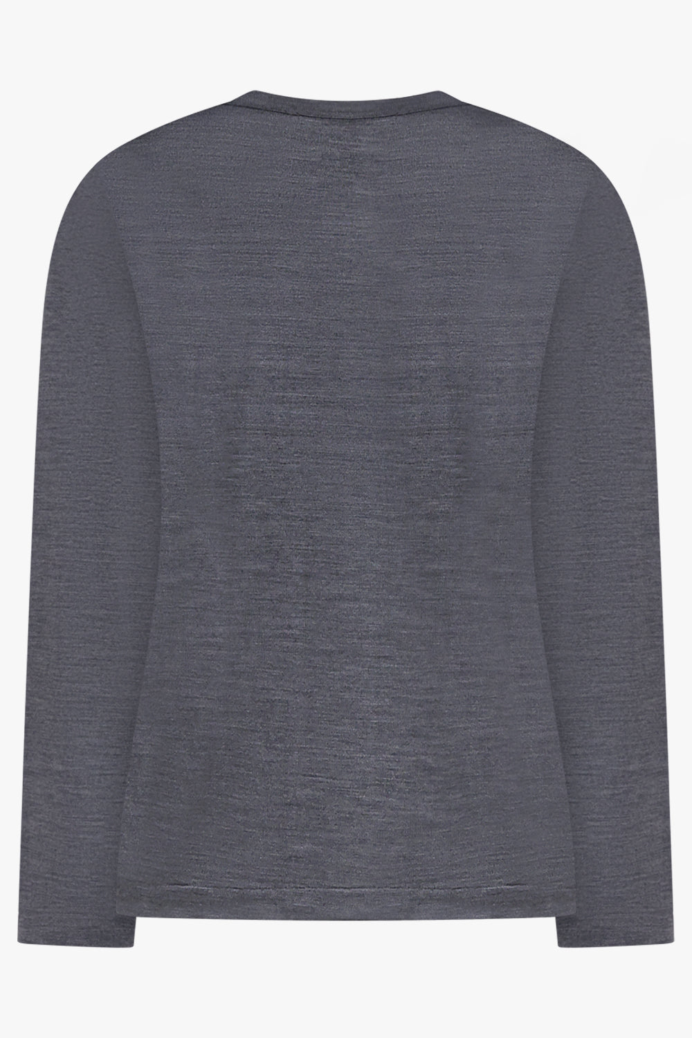 COMME DES GARCONS RTW Crew Neck L\S  Top with Knot Ribbon Detail | Grey