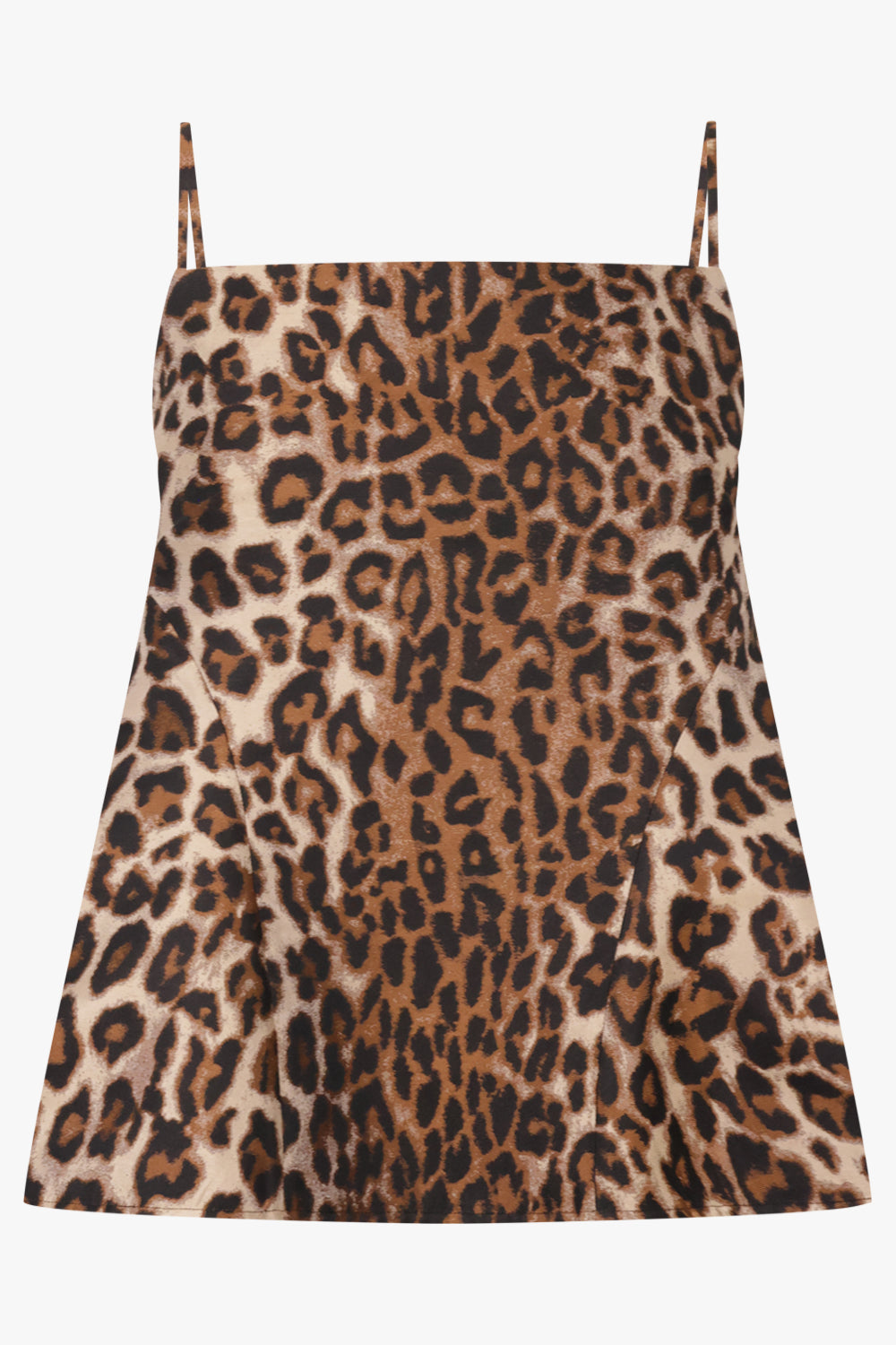 GIVENCHY RTW Sliced Singlet Leopard Print Top | Brown