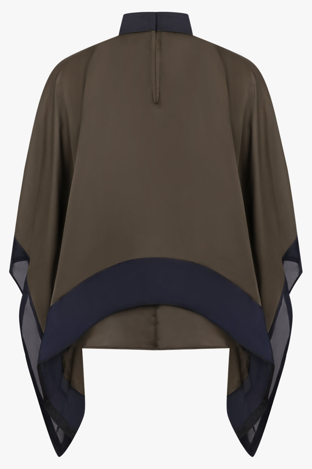 Sacai Layer Scarf Top in Black/Navy