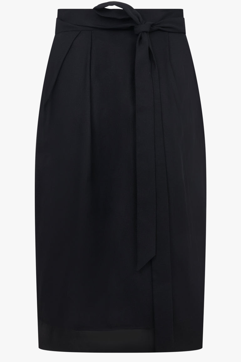 VIVIENNE WESTWOOD RTW Zora Adjustable Midi Skirt | Black