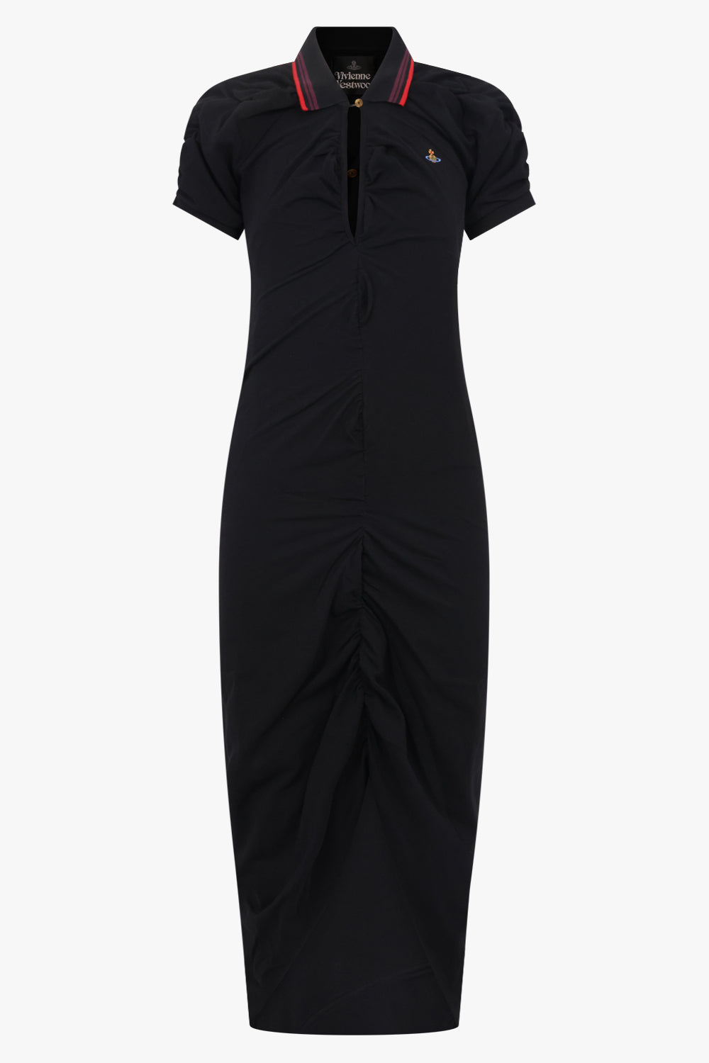 VIVIENNE WESTWOOD RTW Pulling Polo Midi Dress | Black