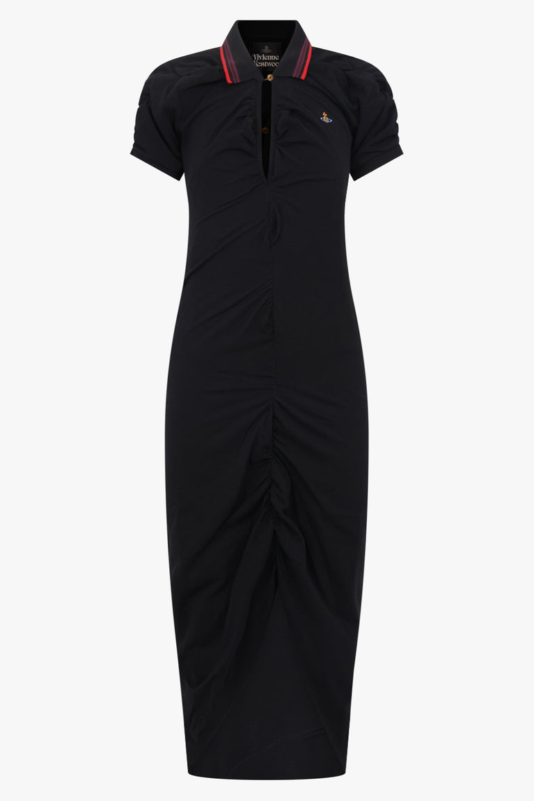 VIVIENNE WESTWOOD RTW Pulling Polo Midi Dress | Black