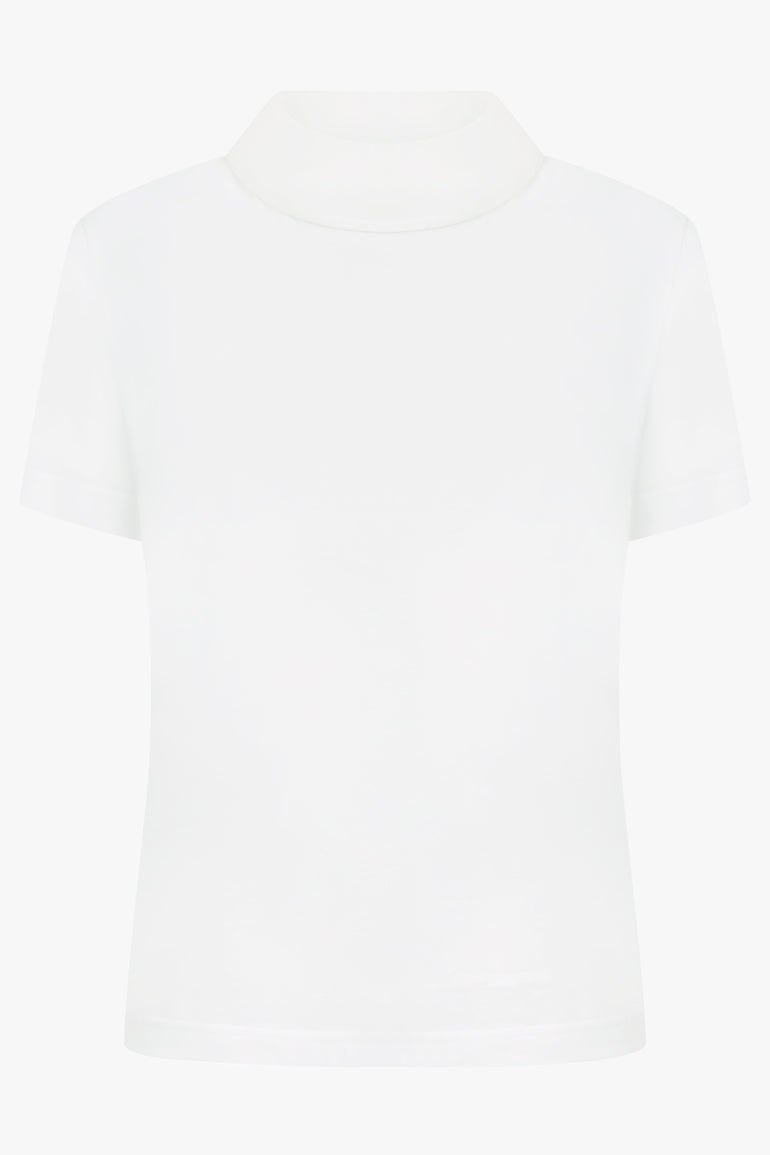GIVENCHY RTW High Collar Top | White
