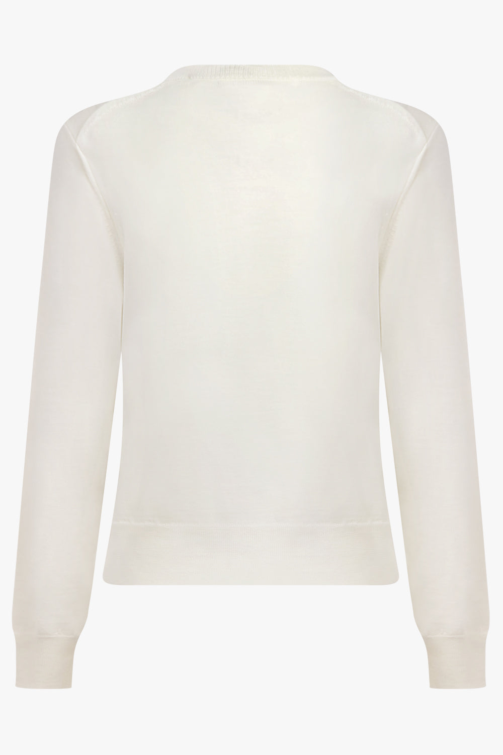 COMME DES GARCONS RTW Flower Embroid Jumper | Off White