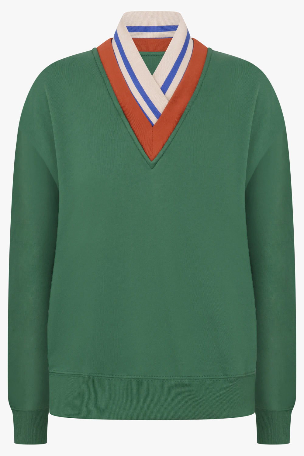 Dries Van Noten Halvy V-Neck Knit Vest in Forest