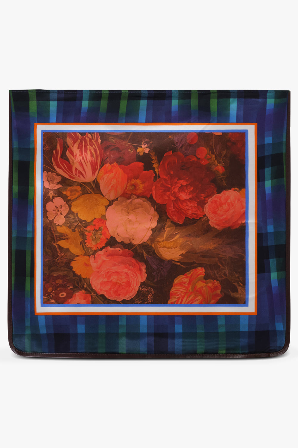 Dries Van Noten Scarf Print Large Shoulder Bag in Red