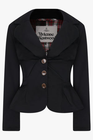 VIVIENNE WESTWOOD RTW Drunken Asymmetric Jacket | Black