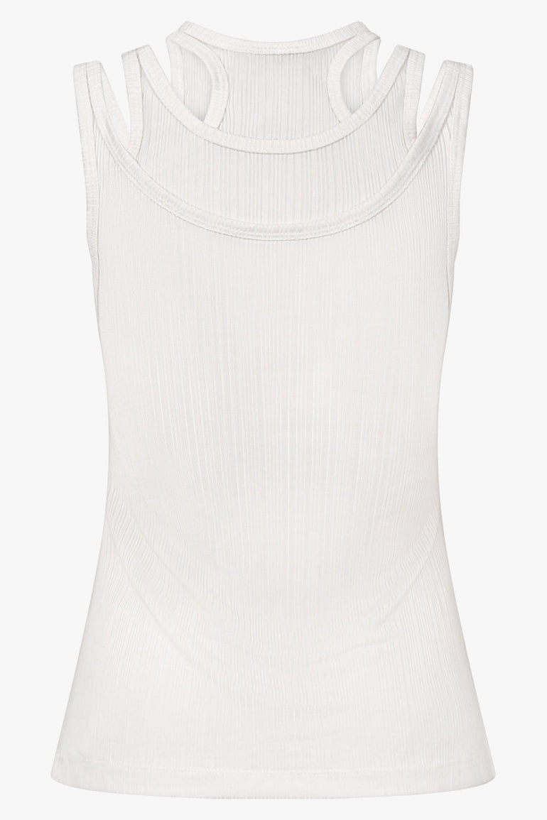 Viktor & Rolf Triple Layer Tank in White