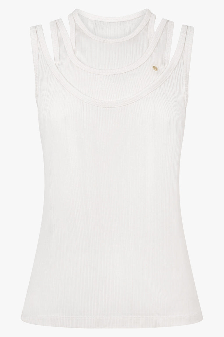 Viktor & Rolf Triple Layer Tank in White