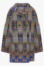 JULIA HEUER RTW MULTI / Helge / One Size Johan Pleated Double-Breasted Coat | Helge