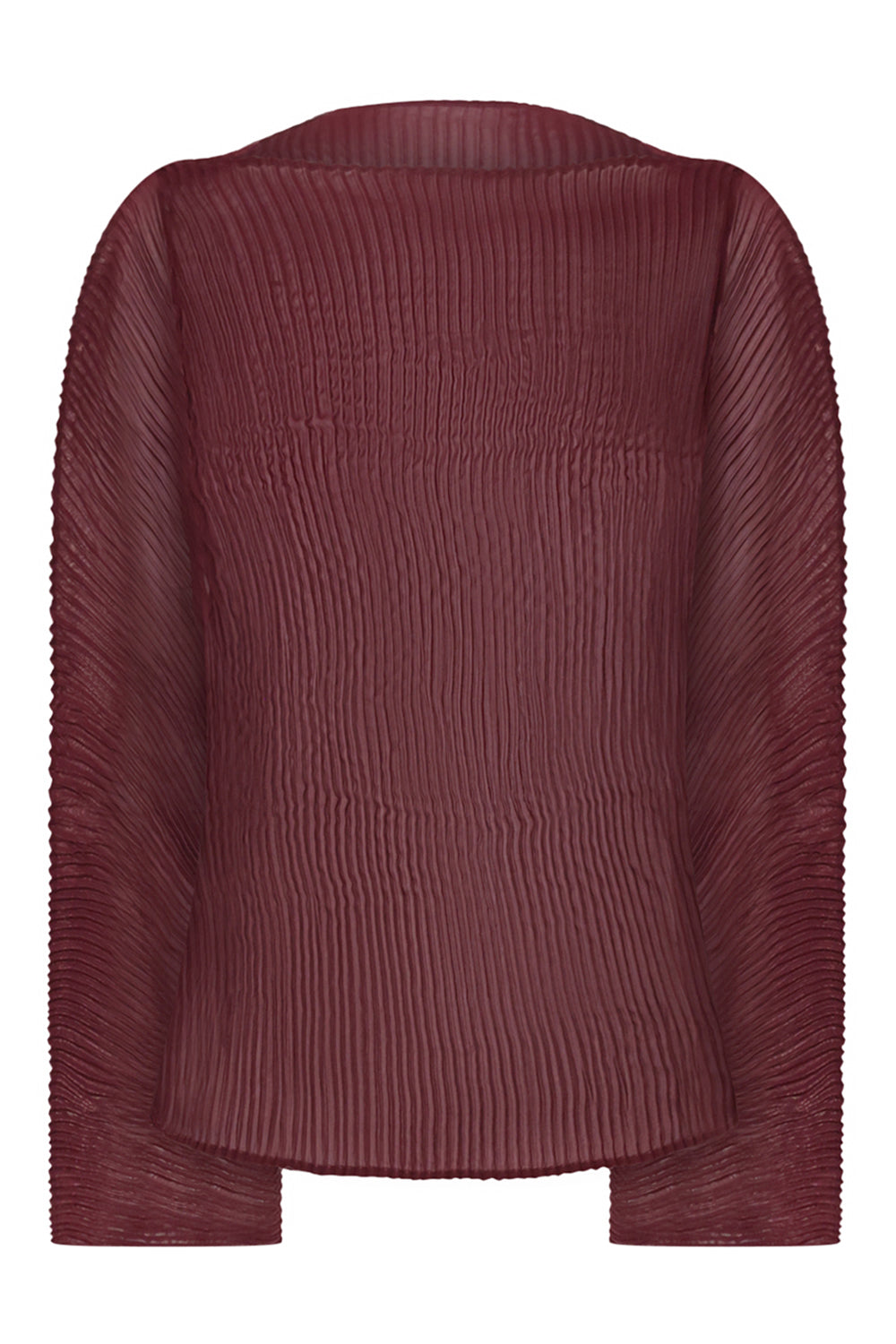 JULIA HEUER RTW BURGUNDY / Burgundy / One Size Rana Handpleated Top | Burgundy