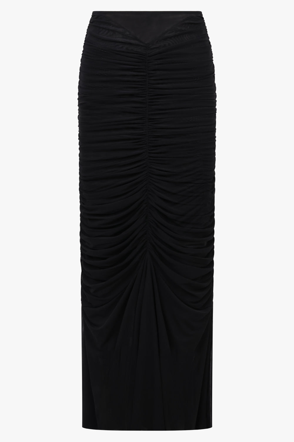 Viktor & Rolf Mesh Jersey Mermaid Skirt in Black