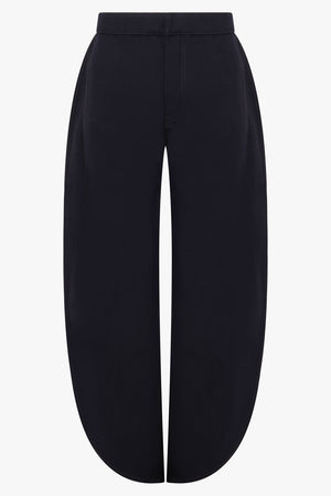 ALAIA PANTS Denim Look Wide Petal Pant | Navy