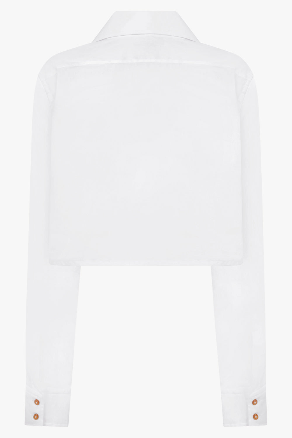 VIVIENNE WESTWOOD RTW Cut Off Heart Crop Shirt | White