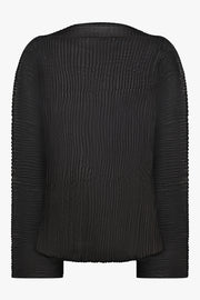 JULIA HEUER RTW BLACK / Black / One Size Rana Handpleated Top | Black