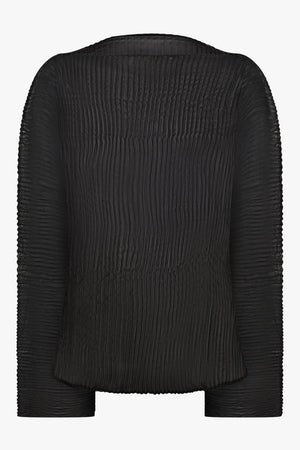 JULIA HEUER RTW BLACK / Black / One Size Rana Handpleated Top | Black