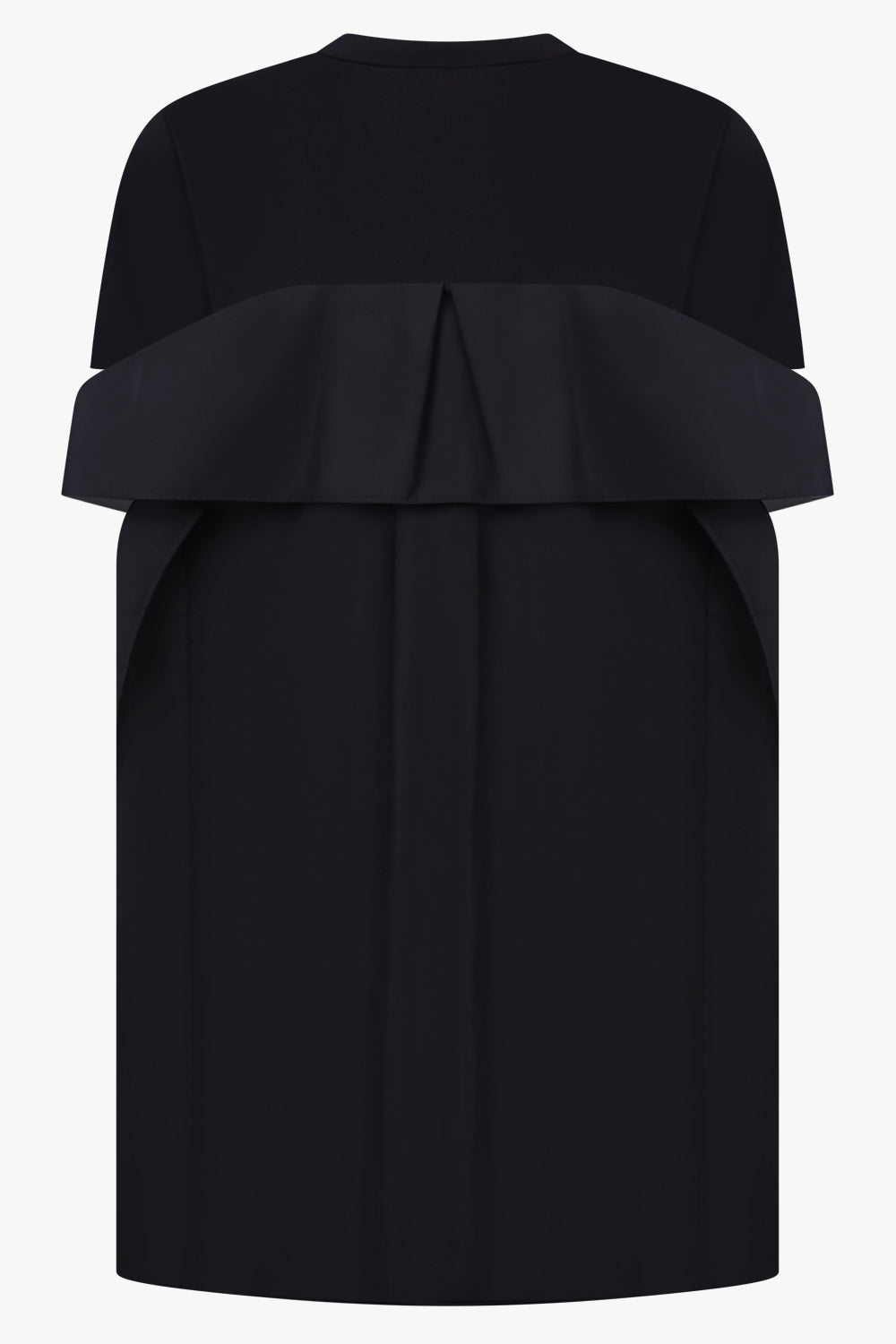 Sacai Long T-Shirt X Shirt Panel in Black