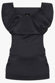 VIVIENNE WESTWOOD RTW Ginnie Adjustable Silky Top | Black