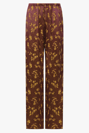 Dries Van Noten Puvis Floral Pant in Purple