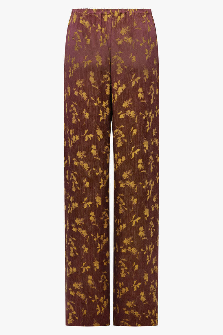 Dries Van Noten Puvis Floral Pant in Purple