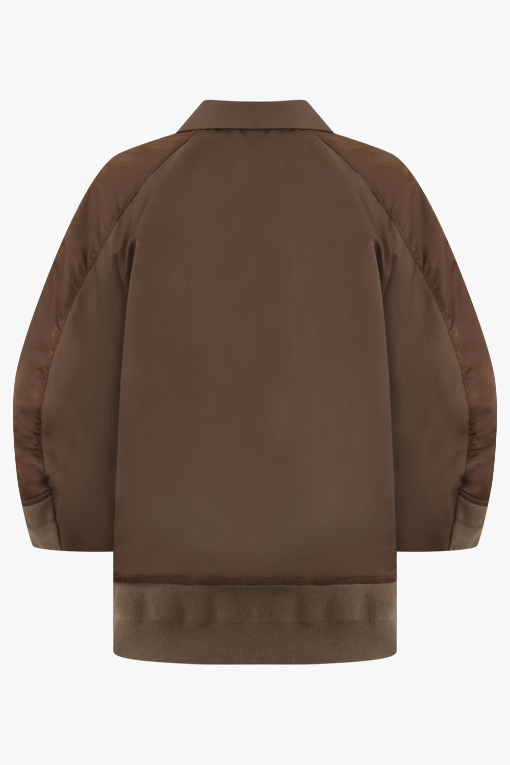 SACAI RTW Suiting X Twill Oversize Double Breast Jacket | Brown