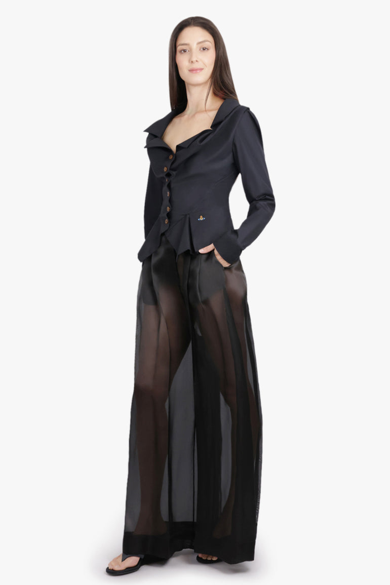 VIVIENNE WESTWOOD RTW Monday L/S Button Down Shirt | Black