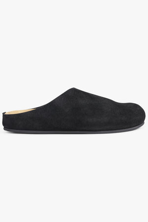 THE ROW SHOES Hugo Closed Toe Slide | Black
