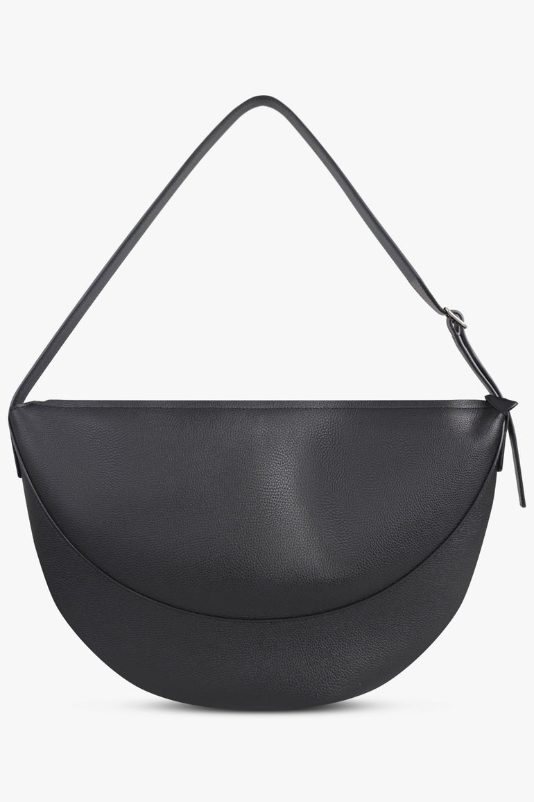 THE ROW BAGS BLACK / Black Jouve Shoulder Bag | Black