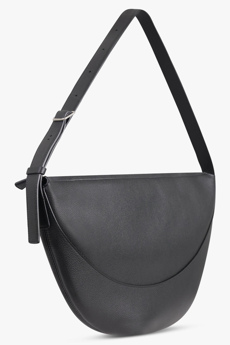 THE ROW BAGS BLACK / Black Jouve Shoulder Bag | Black