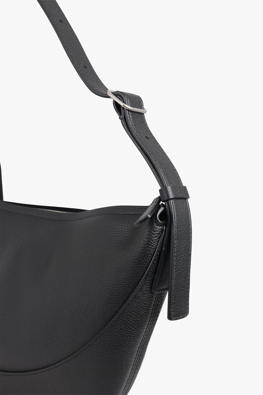 THE ROW BAGS BLACK / Black Jouve Shoulder Bag | Black