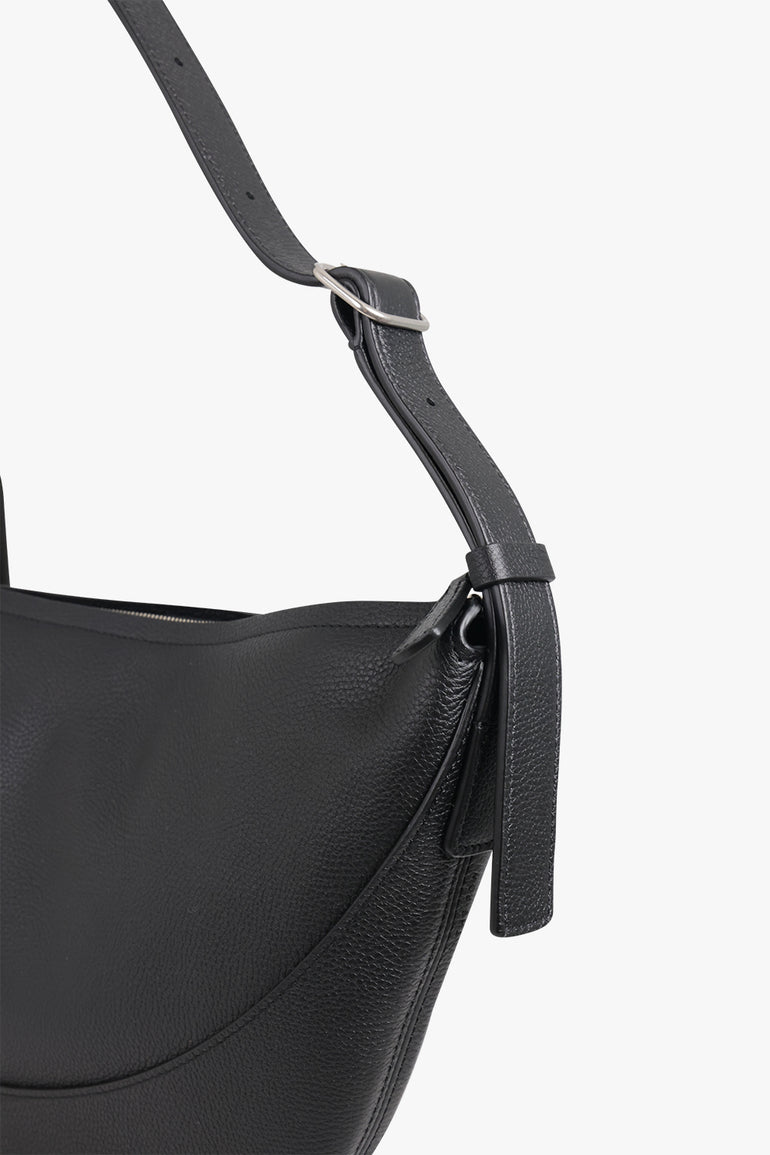 THE ROW BAGS BLACK / Black Jouve Shoulder Bag | Black