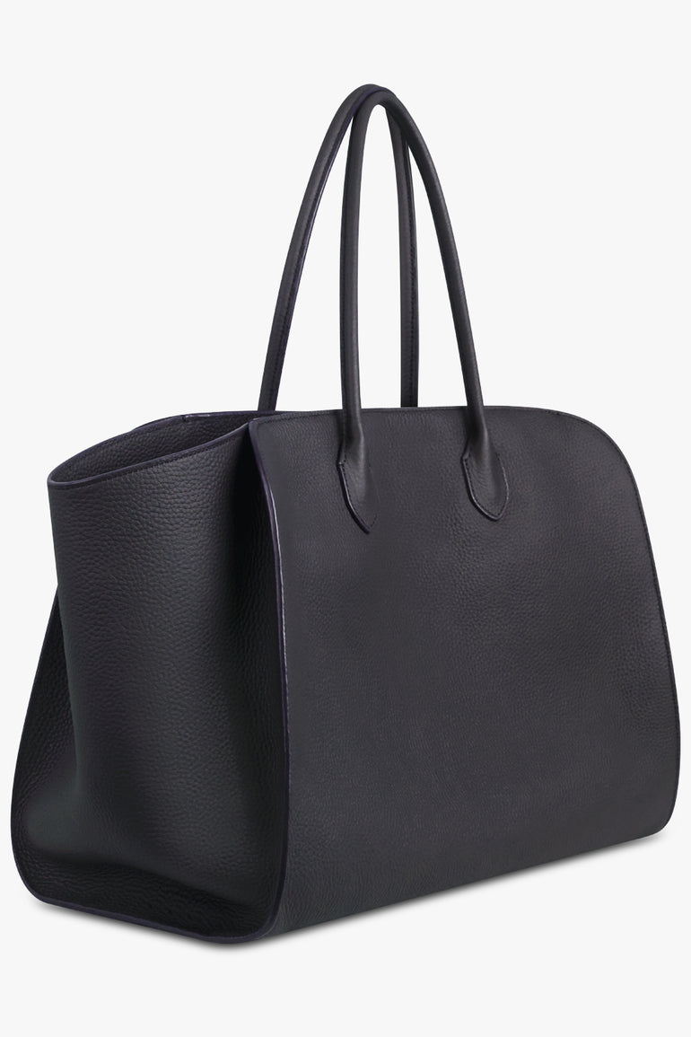 THE ROW BAGS BLACK / Black Marlo Tote Bag | Black
