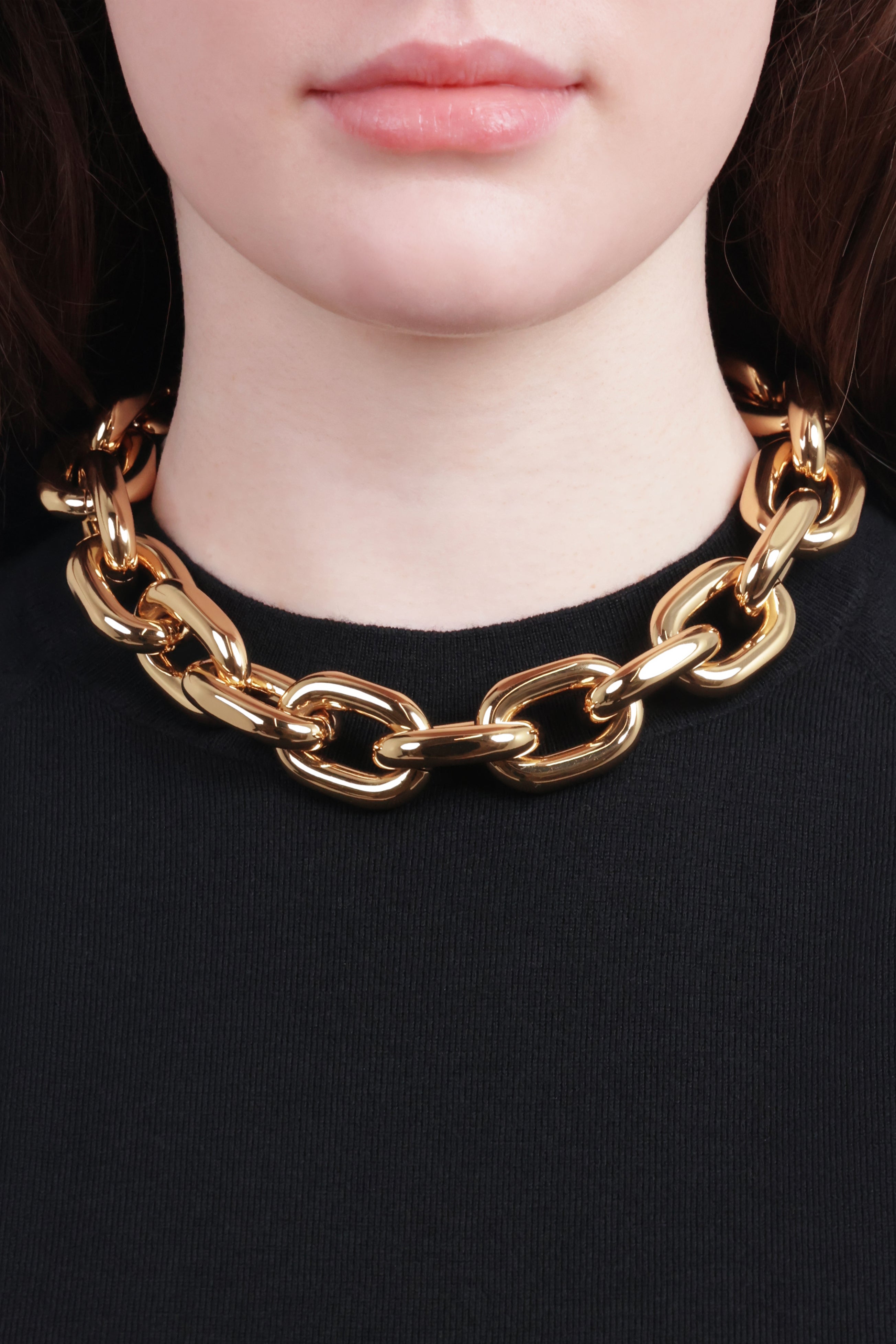 PACO RABANNE XL LINK NECKLACE GOLD NEW SEASON PARLOUR X