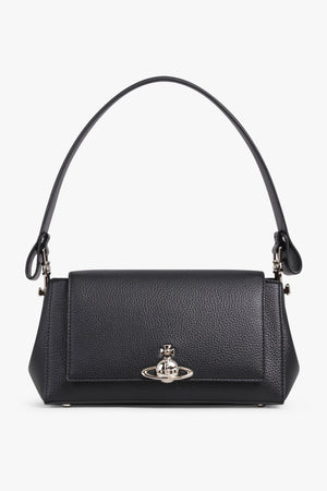 VIVIENNE WESTWOOD BAGS BLACK / Black Hazel Medium Handbag | Black