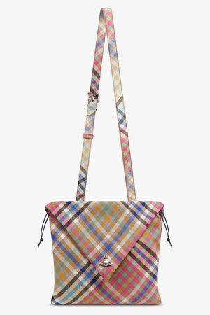 VIVIENNE WESTWOOD BAGS MULTI / Multi Heather Check Harlequin Evening Bag | Multi
