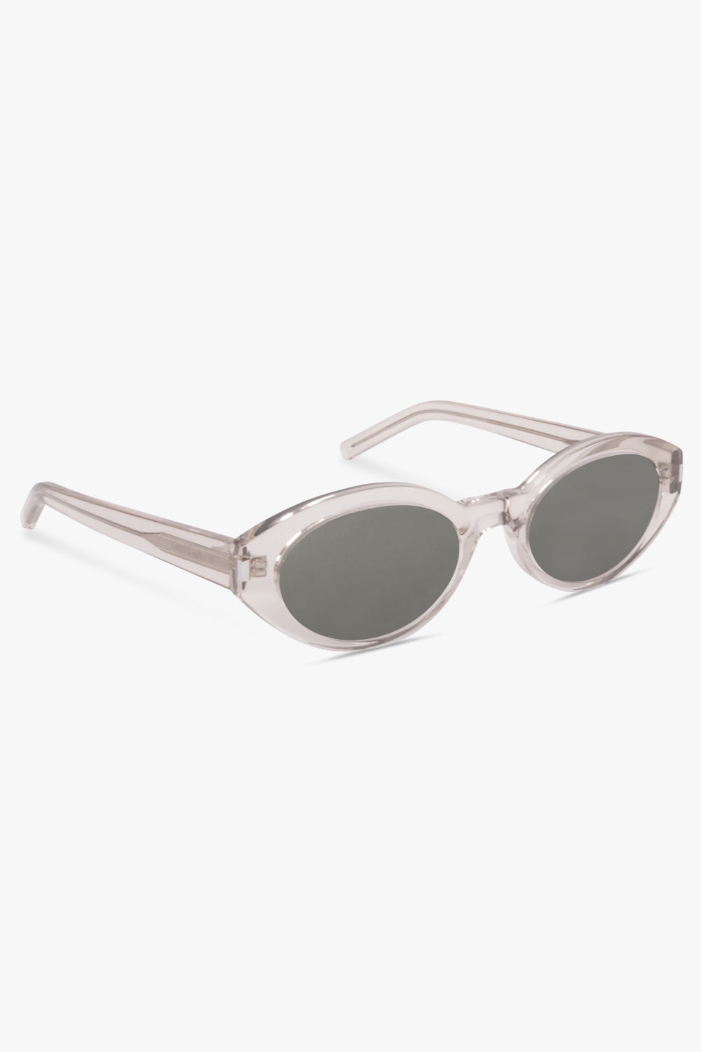 SAINT LAURENT SUNGLASSES GREY / Grey/Black SL 567 Round Sunglasses | Grey/Black