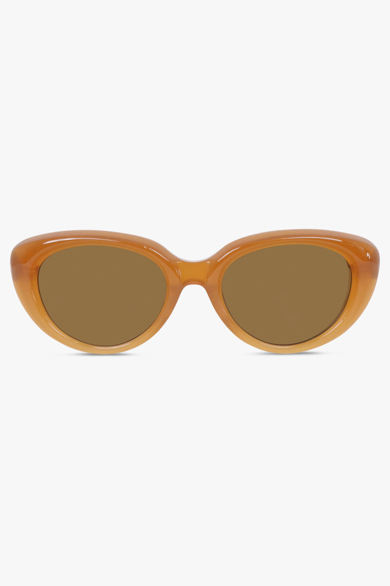 SAINT LAURENT SUNGLASSES YELLOW / Mustard SL 859 Round Sunglasses | Mustard