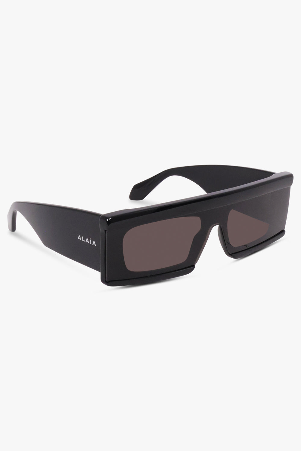 ALAIA SUNGLASSES BLACK / Black AA0099S Rectangle Sunglasses | Black