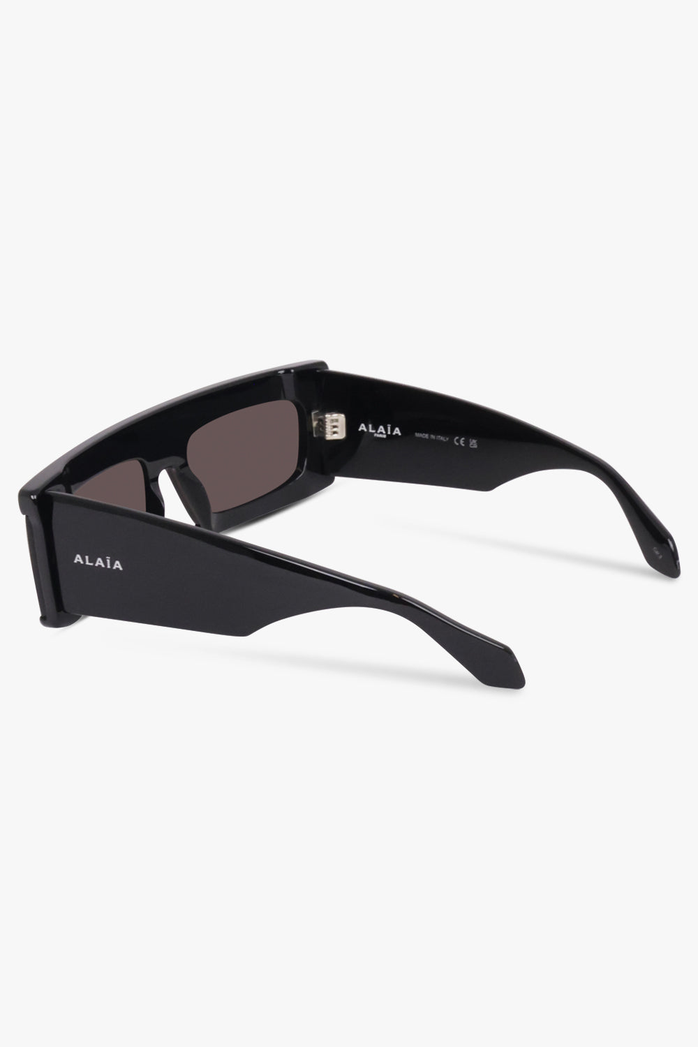 ALAIA SUNGLASSES BLACK / Black AA0099S Rectangle Sunglasses | Black