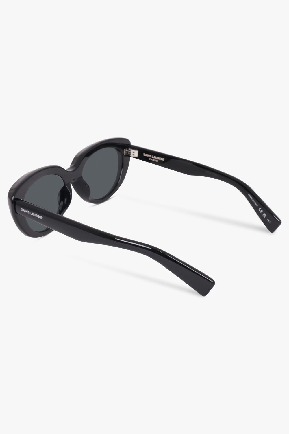 SAINT LAURENT SUNGLASSES BLACK / Black SL 859 Round Sunglasses | Black