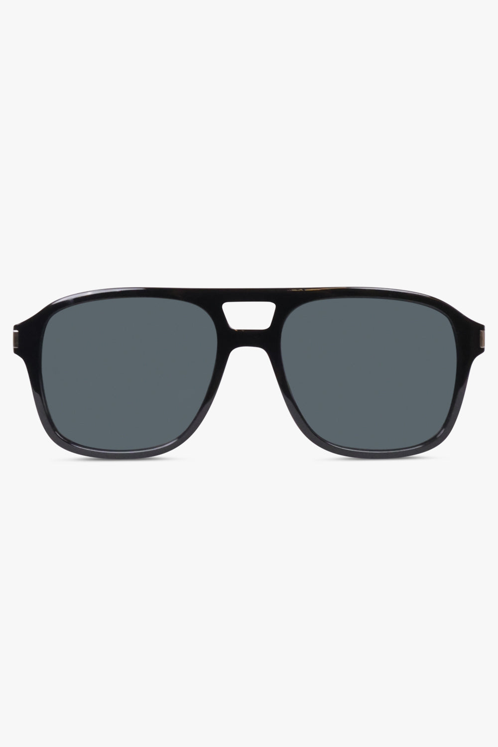 SAINT LAURENT SUNGLASSES BLACK / Black SL 881 Square Sunglasses | Black