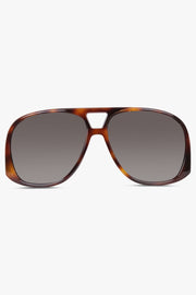 SAINT LAURENT SUNGLASSES BROWN / Havana/Black SL 652 Solace Sunglasses | Havana/Black