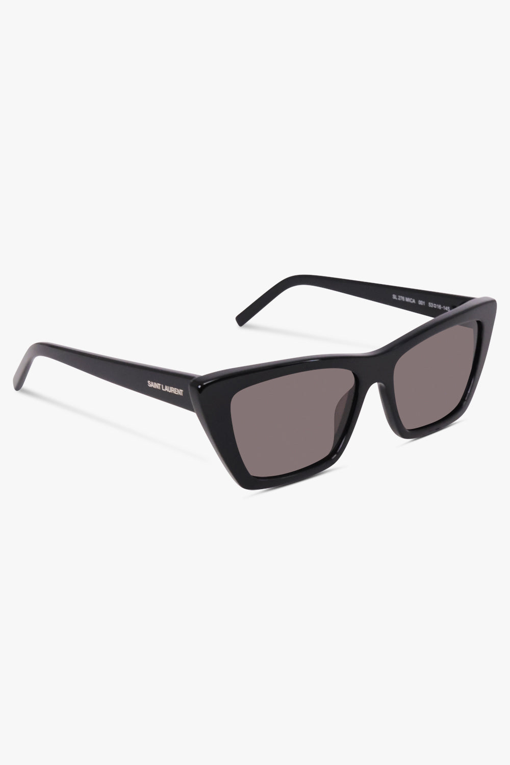 SAINT LAURENT SUNGLASSES BLACK / Black SL 276 Mica Sunglasses | Black